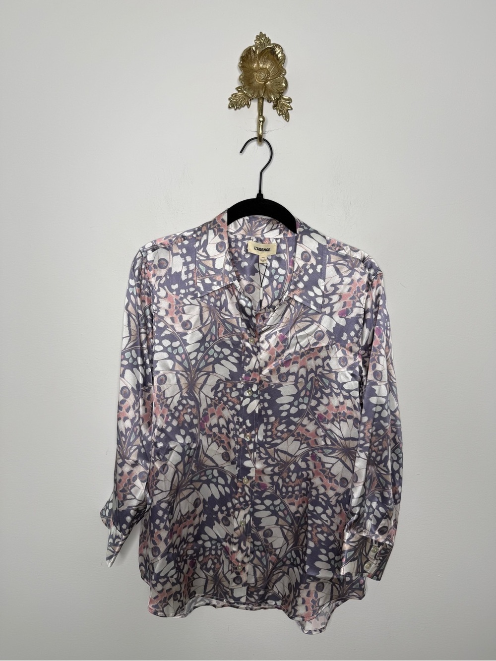 L'Agence Dani Silk Blouse M